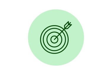 Hedef beşgen, vektör, piksel mükemmel, illüstratör dosyası