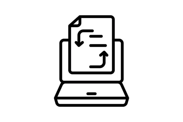 Davranış Yönelimli Geliştirme satırı simgesi, vektör, piksel mükemmel, illüstratör dosyası