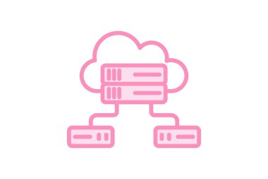 Sanalleştirme duoton çizgi simgesi, vektör, piksel mükemmel, illüstratör dosyası