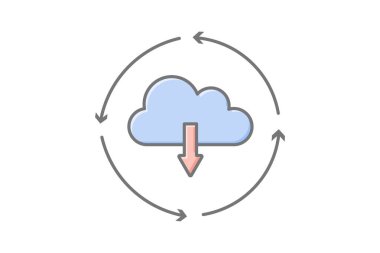Aralıksız Sevk çizgi simgesi, vektör, piksel mükemmel, illüstratör dosyası
