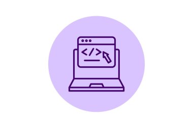 Ön yüz Geliştirme pentaglow, vektör, piksel mükemmel, illüstratör dosyası