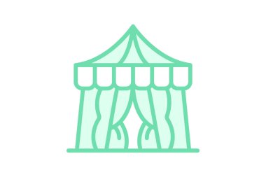 Alan duotone satır simgesi, vektör, piksel mükemmel, illüstratör dosyası