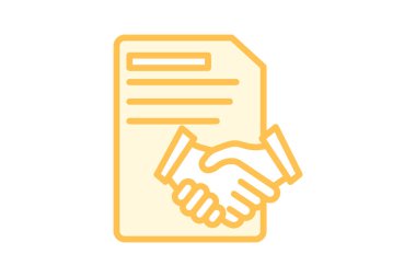 Kontrat Yönetimi duotone satır simgesi, vektör, piksel mükemmel, illüstratör dosyası