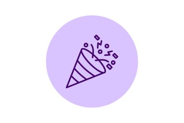 konfeti pentaglow, vektör, piksel mükemmel, illüstratör dosyası