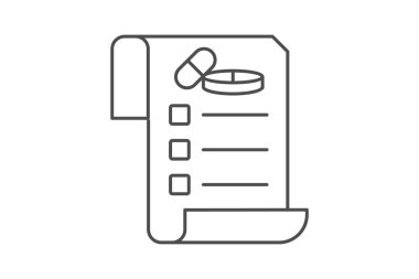 Fatura inceliği simgesi, vektör, piksel mükemmel, illüstratör dosyası