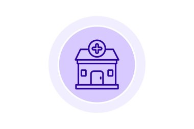 Eczane renk çemberi simgesi, vektör, piksel mükemmel, illüstratör dosyası