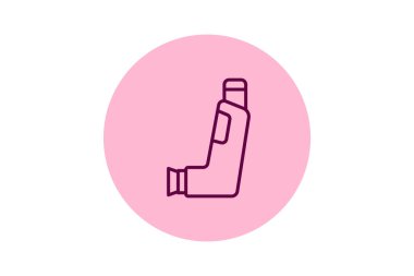 Inhalator pentaglow, vektör, piksel mükemmel, illüstratör dosyası