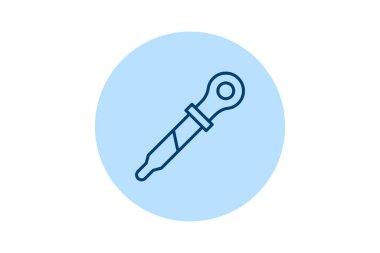 Medicine Dropper pentaglow, vektör, piksel mükemmel, illüstratör dosyası