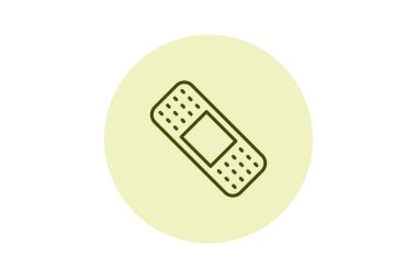 Bandaj pentaglow, vektör, piksel mükemmel, illüstratör dosyası