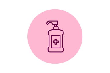 Antiseptik beşgen, vektör, piksel mükemmel, illüstratör dosyası