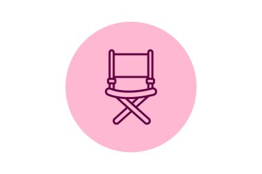 Yönetmenin Pentaglow, vektör, piksel mükemmel, illüstratör dosyası