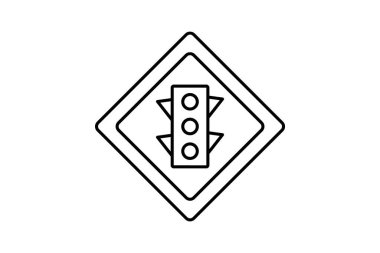 İşaret İşareti İnce çizgi simgesi, vektör, piksel mükemmel, illüstratör dosyası