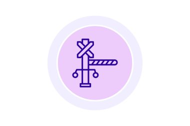 Düzey Çapraz Renk Çemberi simgesi, vektör, piksel mükemmel, illüstratör dosyası