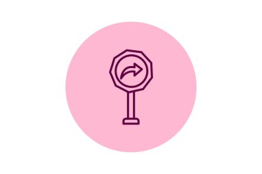 Dar Sağ pentaglow, vektör, piksel mükemmel, illüstratör dosyası