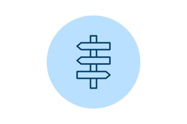 Sokak İşareti Pentaglow, vektör, piksel mükemmel, illüstratör dosyası