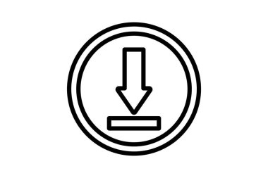 Satır simgesi, vektör, piksel mükemmel, illüstratör dosyası indir