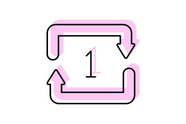 Bir Zamanların Renk Gölgesi İnce Çizgisi simgesi, vektör, piksel mükemmel, illüstratör dosyası