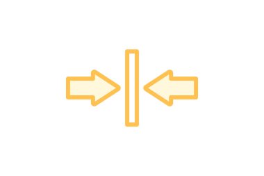 Ok duotone çizgi simgesi, vektör, piksel mükemmel, illüstratör dosyasını karşılaştır