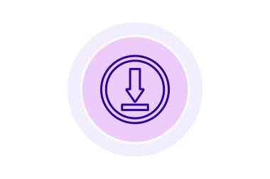 Renk çemberi simgesi, vektör, piksel mükemmel, illüstratör dosyası indir