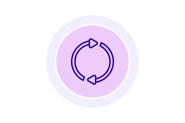 Serbest Renk Çemberi simgesi, vektör, piksel mükemmel, illüstratör dosyası yükle