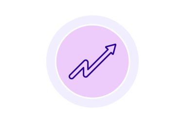 Pazarlama Oku renk çemberi simgesi, vektör, piksel mükemmel, illüstratör dosyası