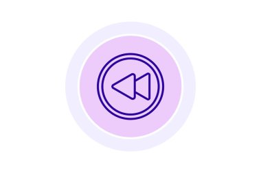 Oyuncu Oku renk çemberi simgesi, vektör, piksel mükemmel, illüstratör dosyası