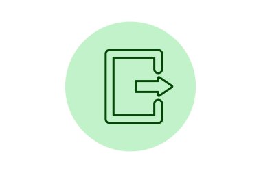 Serbest Çıkış Oku pentaglow, vektör, piksel mükemmel, illüstratör dosyası