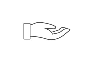 El İnce Çizgisi simgesini, vektör, piksel mükemmel, illüstratör dosyasını koru