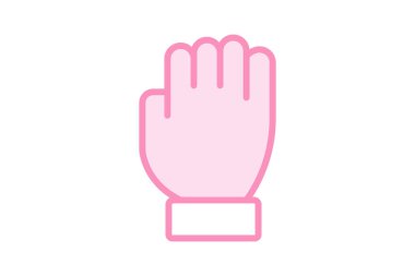 Drag Hand duotone line icon , vector, pixel perfect, illustrator file clipart