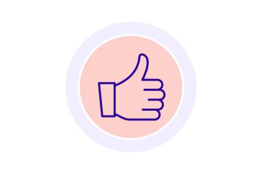 El renk çemberi simgesi, vektör, piksel gibi mükemmel, illüstratör dosyası