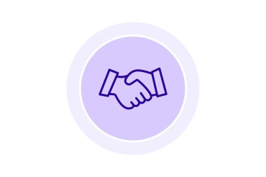 Anlaşma renk çemberi simgesi, vektör, piksel mükemmel, illüstratör dosyası