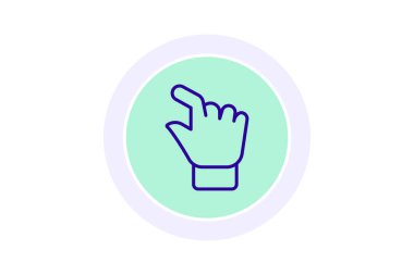 Renk çemberi simgesi, vektör, piksel mükemmel, illüstratör dosyası