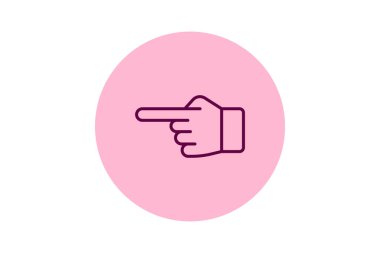 Gun Finger pentaglow, vektör, piksel mükemmel, illüstratör dosyası