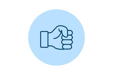 Yumruk pentaglow, vektör, piksel mükemmel, illüstratör dosyası