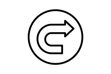 Ok satır simgesi, vektör, piksel mükemmel, illüstratör dosyasını yinele