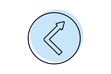 Renk gölge ince çizgi simgesini yansıt, vektör, piksel mükemmel, illüstratör dosyası