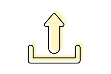 Renk gölge ince çizgi simgesi, vektör, piksel mükemmel, illüstratör dosyası indir