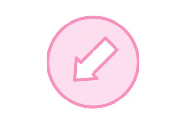 Sol Ok duoton satır simgesi, vektör, piksel mükemmel, illüstratör dosyası