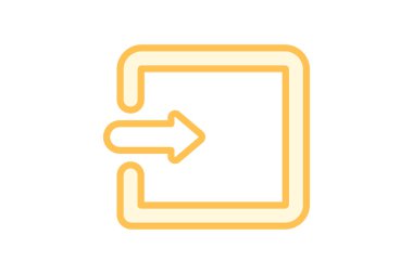 Arrow duotone satır simgesi, vektör, piksel mükemmel, illüstratör dosyası al