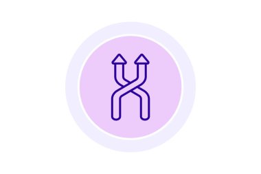 Karıştır Ok renk çemberi simgesi, vektör, piksel mükemmel, illüstratör dosyası