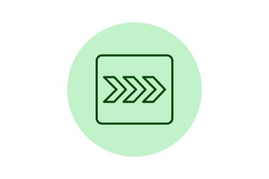 Sembol Sağ pentaglow, vektör, piksel mükemmel, illüstratör dosyası