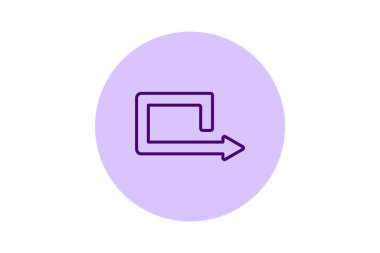 Ok beşgenini tekrarla, vektör, piksel mükemmel, illüstratör dosyası