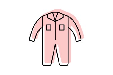 Koruyucu Renk Gölgesi İnce Çizgisi simgesi, vektör, piksel mükemmel, illüstratör dosyası