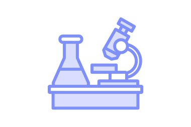 Laboratory duotone line icon , vector, pixel perfect, illustrator file clipart