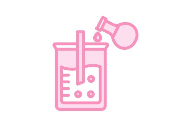 Laboratuvar Ekipmanları çizgi simgesi, vektör, piksel mükemmel, illüstratör dosyası