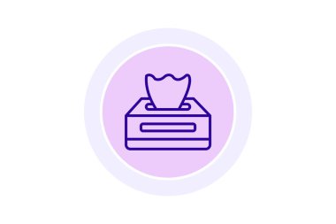 Doku renk çemberi simgesi, vektör, piksel mükemmel, illüstratör dosyası