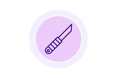 Neşter renk çemberi simgesi, vektör, piksel mükemmel, illüstratör dosyası