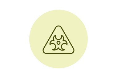 Tehlike Sembolü beşgeni, vektör, piksel mükemmel, illüstratör dosyası