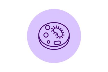 Mikroorganizma pentaglow, vektör, piksel mükemmel, illüstratör dosyası