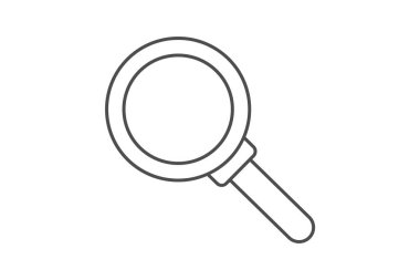 İnce çizgi simgesi, vektör, piksel mükemmel, illüstratör dosyası büyütülüyor